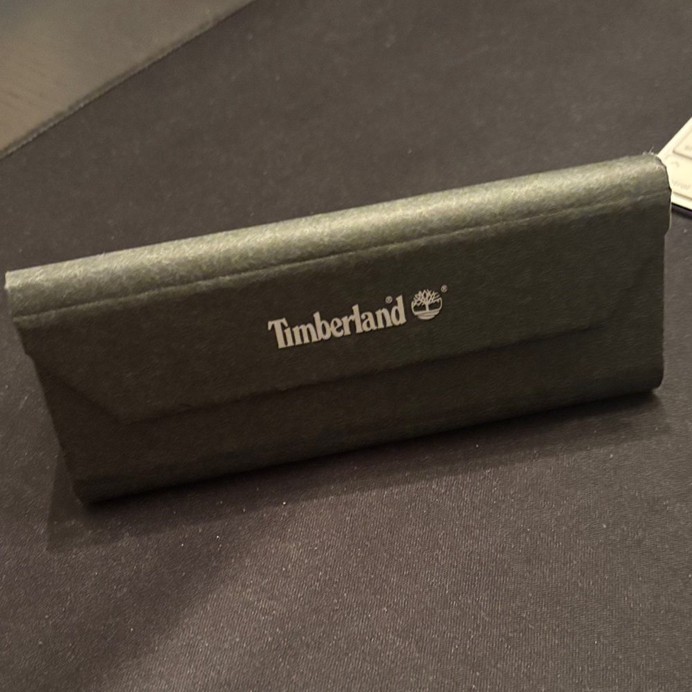 Timberland Charcoal Gray Glasses Case